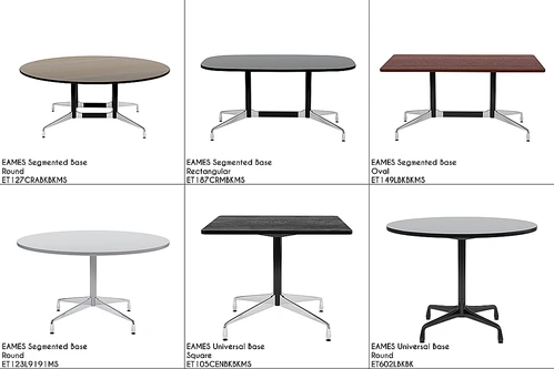 Eames Hermann Miller Tables Collectin现代餐桌