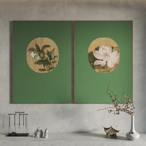 新中式装饰画3D模型