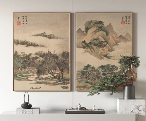 新中式挂画装饰画