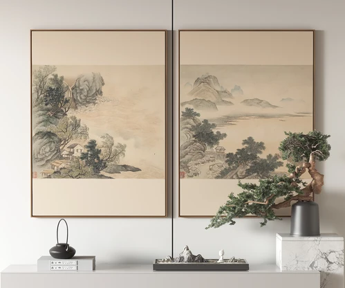 新中式挂画装饰画