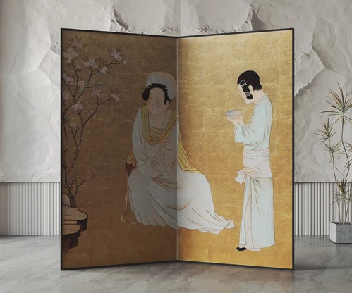 新中式屏风隔断