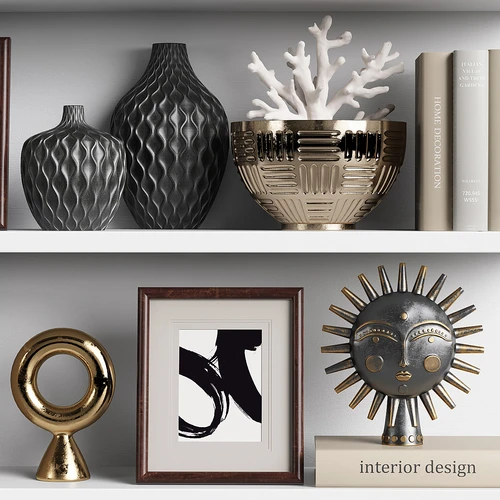 Decor Set 116 现代金属摆件 VR