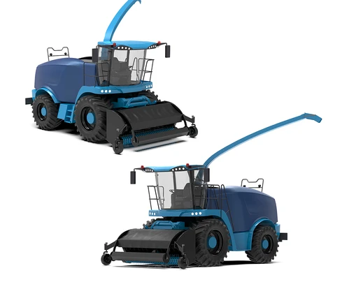 工业风机械工程车3D模型