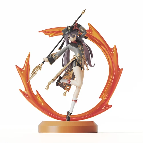 现代原神少女模型