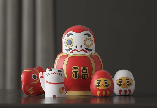 日式摆件招财猫