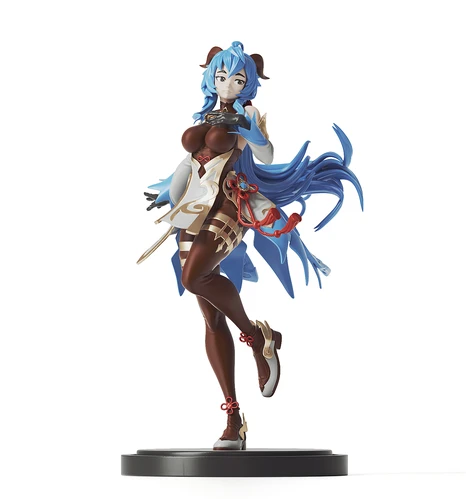 现代原神少女模型