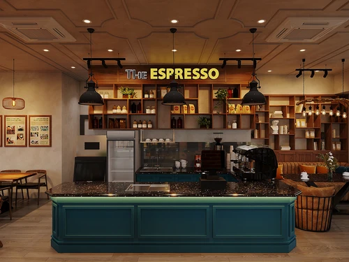 现代咖啡店