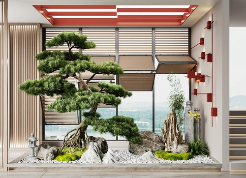 新中式植物造景