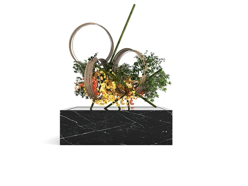 现代插花