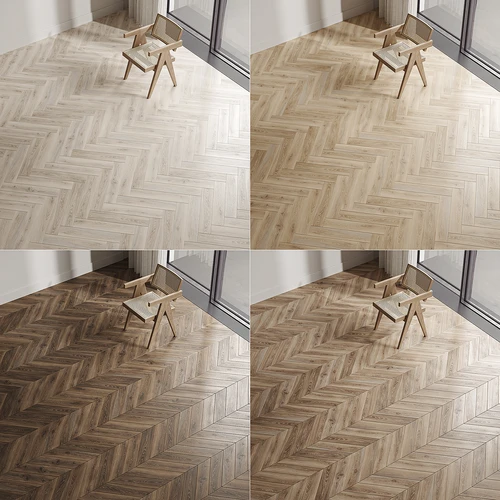 现代木地板组合