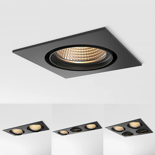 现代筒灯射灯3D模型