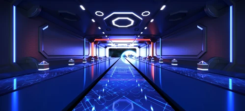 现代科技展厅太空舱3D模型
