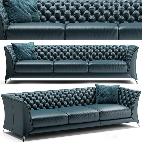 natuzzi_La皮革沙发