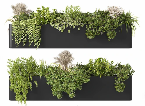 现代绿植花箱