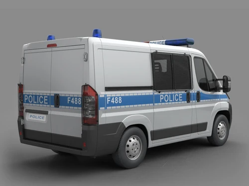 现代警车3D模型
