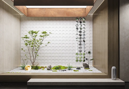 植物堆天井