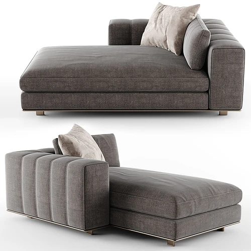 Minotti 现代贵妃位沙发