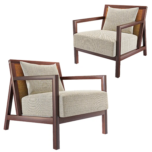 Lounge chair Saiun 侘寂休闲椅