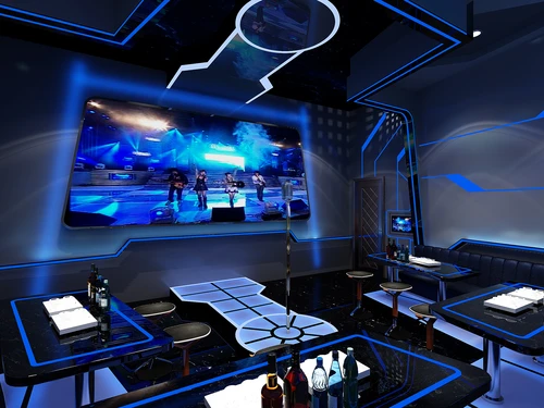 现代科技风KTV3D模型