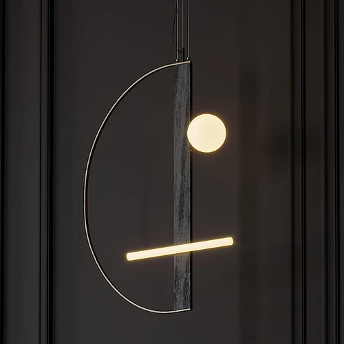 HANGING SAM  现代半圆吊灯