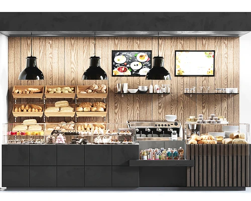现代面包蛋糕店