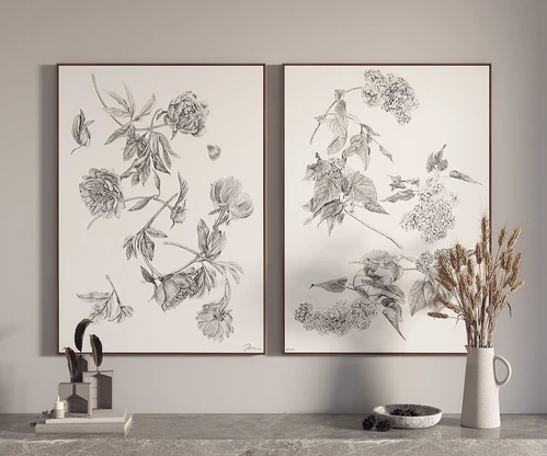 现代挂画装饰画