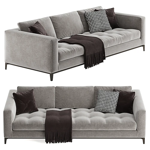 Minotti Andersen Quilt现代沙发