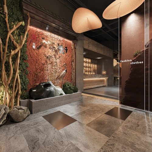 新中式快餐厅3D模型