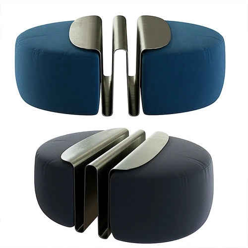 Natuzzi 现代茶几凳子