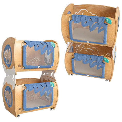 Bunk bed 现代双层婴儿床