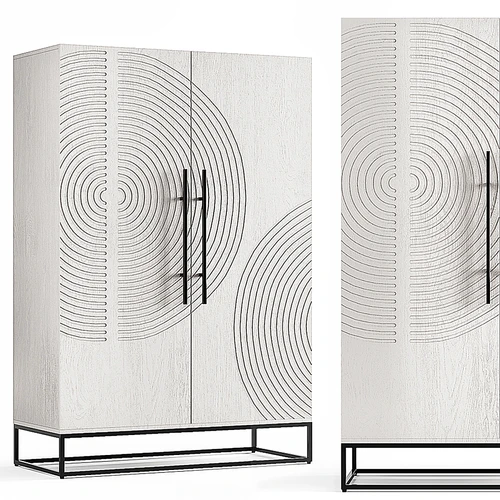 Crate and Barrel 现代边柜