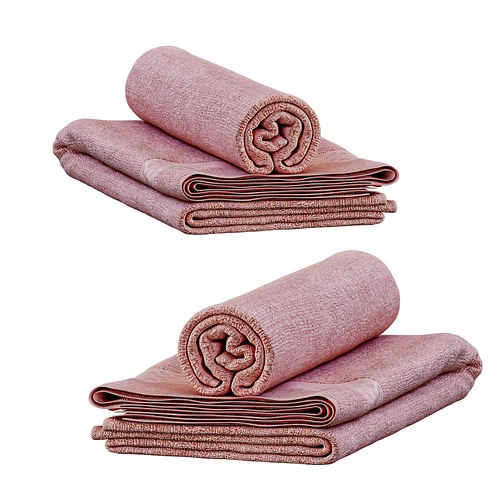Soft towels北欧棉麻砂紫毛巾