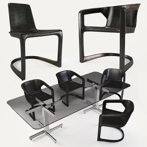 Minotti 餐桌椅组合