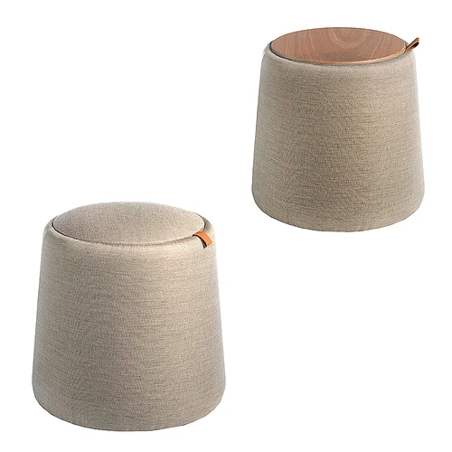 Pouf 北欧锥形布凳