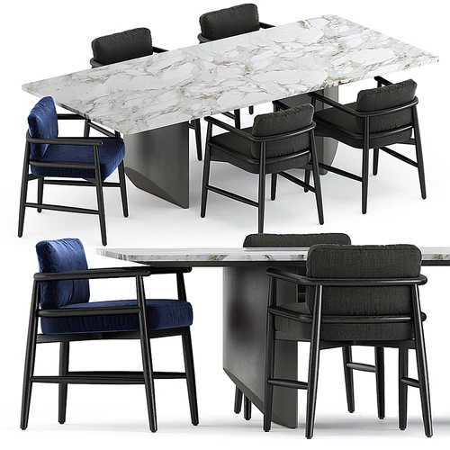Minotti 现代餐桌椅