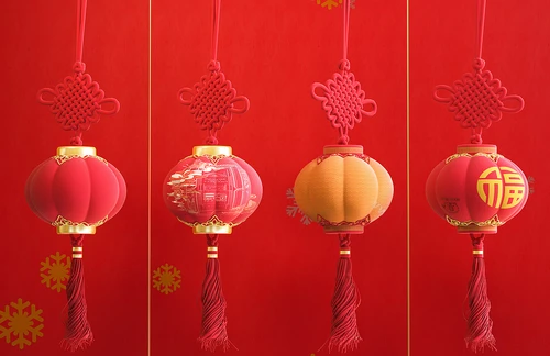 中式灯笼中国结