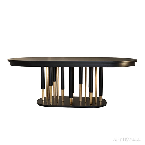 TABLE C现代椭圆多脚茶几
