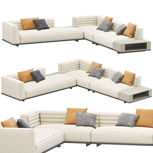 Minotti Roger 现代多人沙发