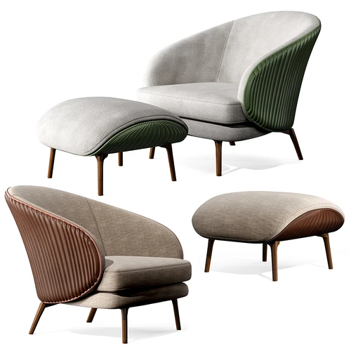 Minotti 现代休闲椅凳
