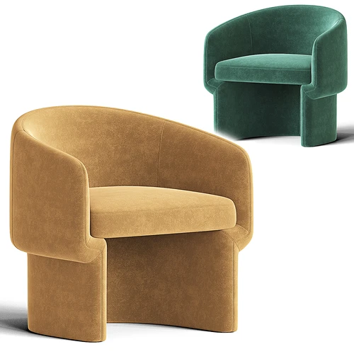 minotti 现代布艺休闲椅