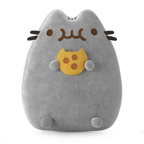 吃饼干的猫抱枕