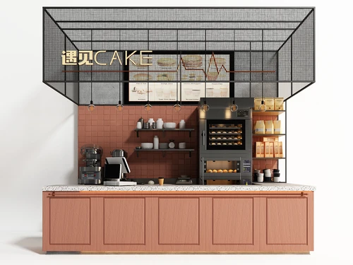 现代风格甜品店