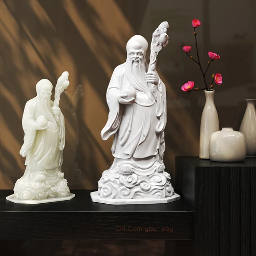 中式寿星雕塑