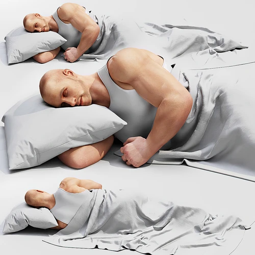 现代男人3D模型