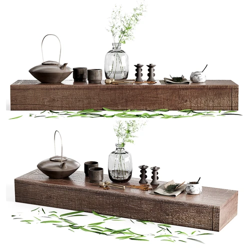 新中式茶具摆件