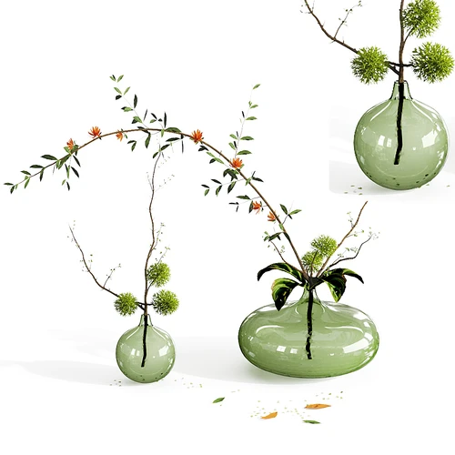 现代花艺摆件
