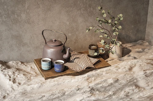 丹麦 NOIR 侘寂风茶具
