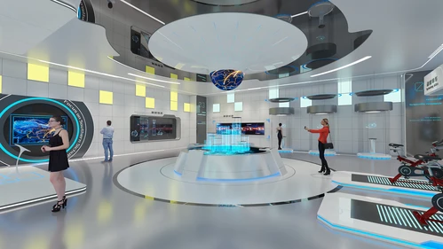现代科技展厅3D模型