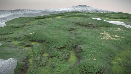 现代山脉3D模型