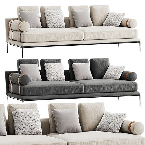Flexform 现代布艺沙发